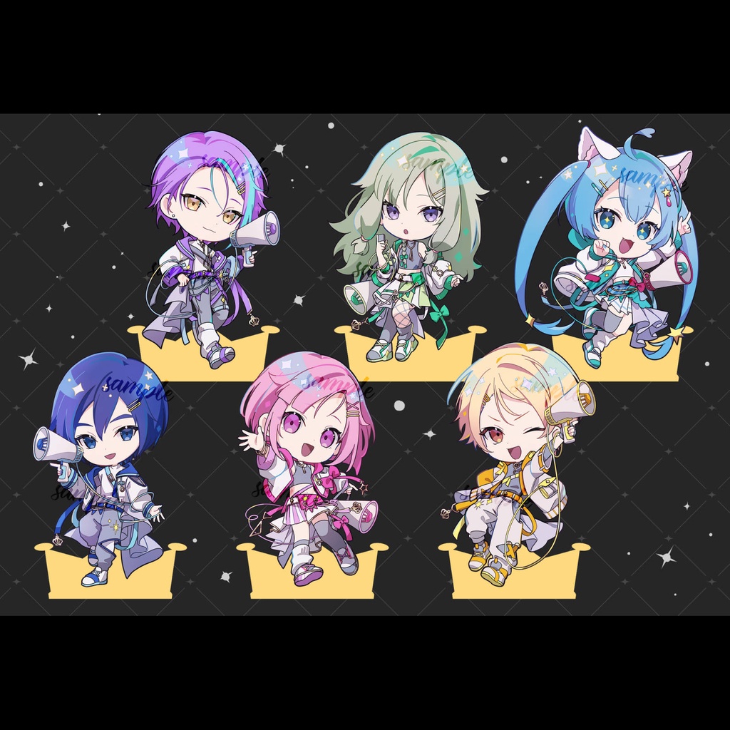 【予約販売】ワンダショ　デフォルメオーロラアクリルスタンド