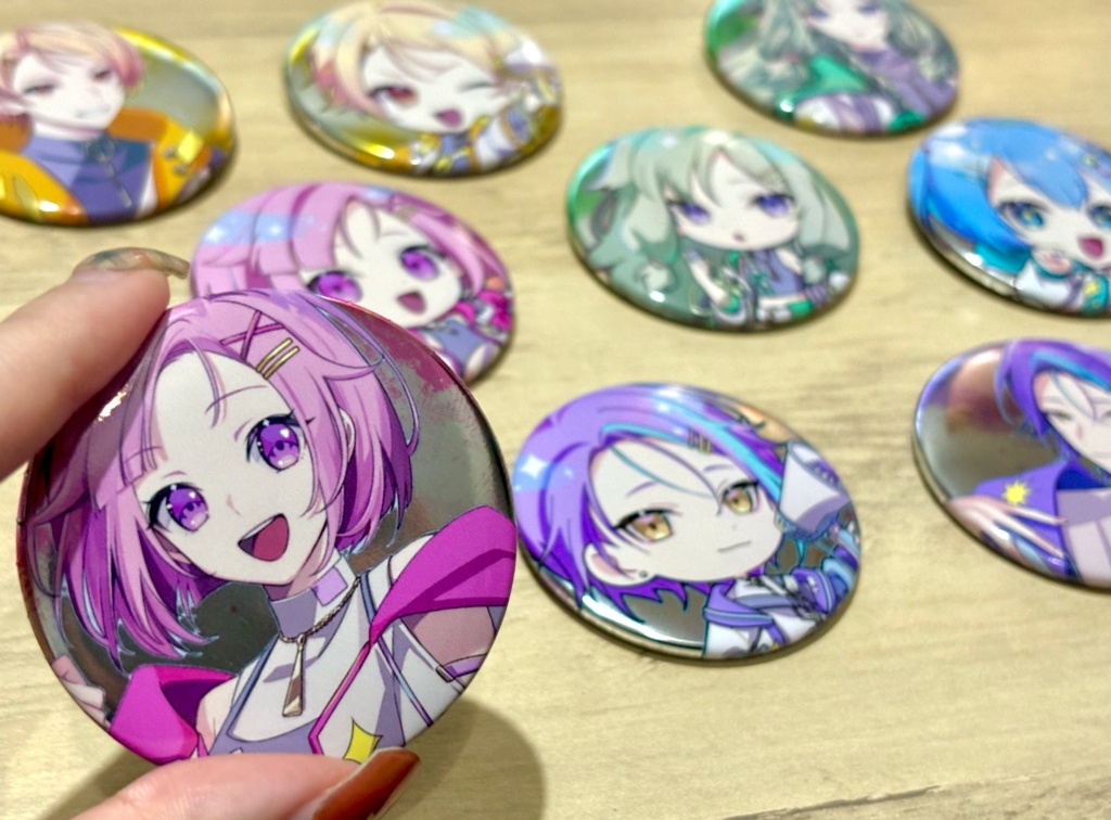 【予約販売】ワンダショ 缶バッジセット