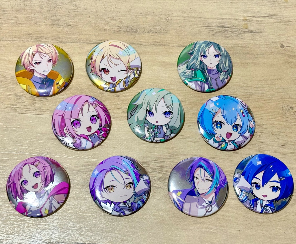 【予約販売】ワンダショ 缶バッジセット