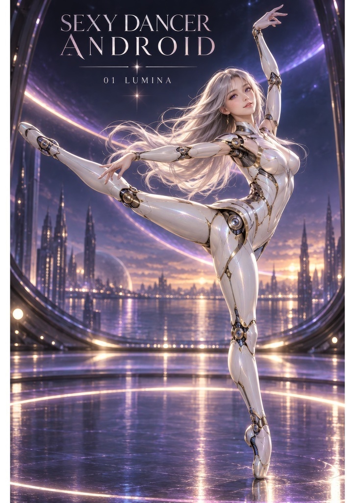 SEXY DANCER ANDROID / 01 ルミナ｜A3・A4印刷用アートPDF＋高解像度JPEG