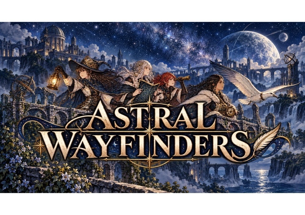 星渡りの測量団｜A3・A4印刷用アートPDF＋高解像度JPEG