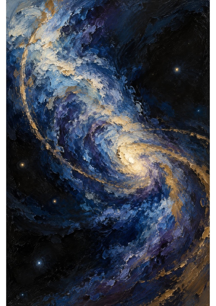 星雲の金脈｜A3・A4印刷用アートPDF＋高解像度JPEG