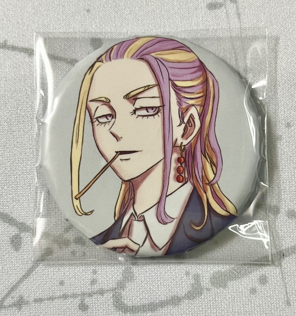 東京リベンジャーズ　今牛若狭　缶バッジ