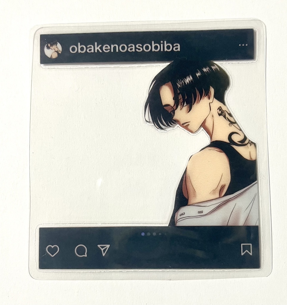 東京リベンジャーズ 佐野万次郎(フィリピン) SNS風クリアカード(ラミカ)