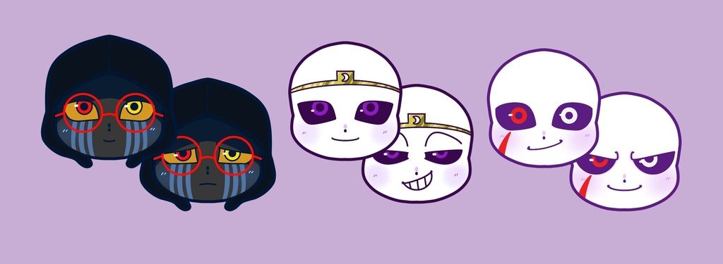 連結アクリルチャームセット/3種類