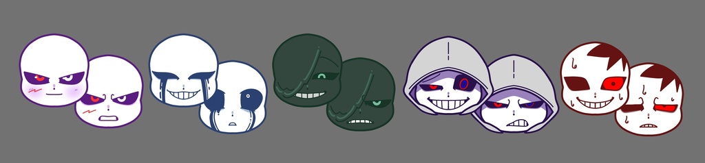 連結アクリルチャームセット/3種類