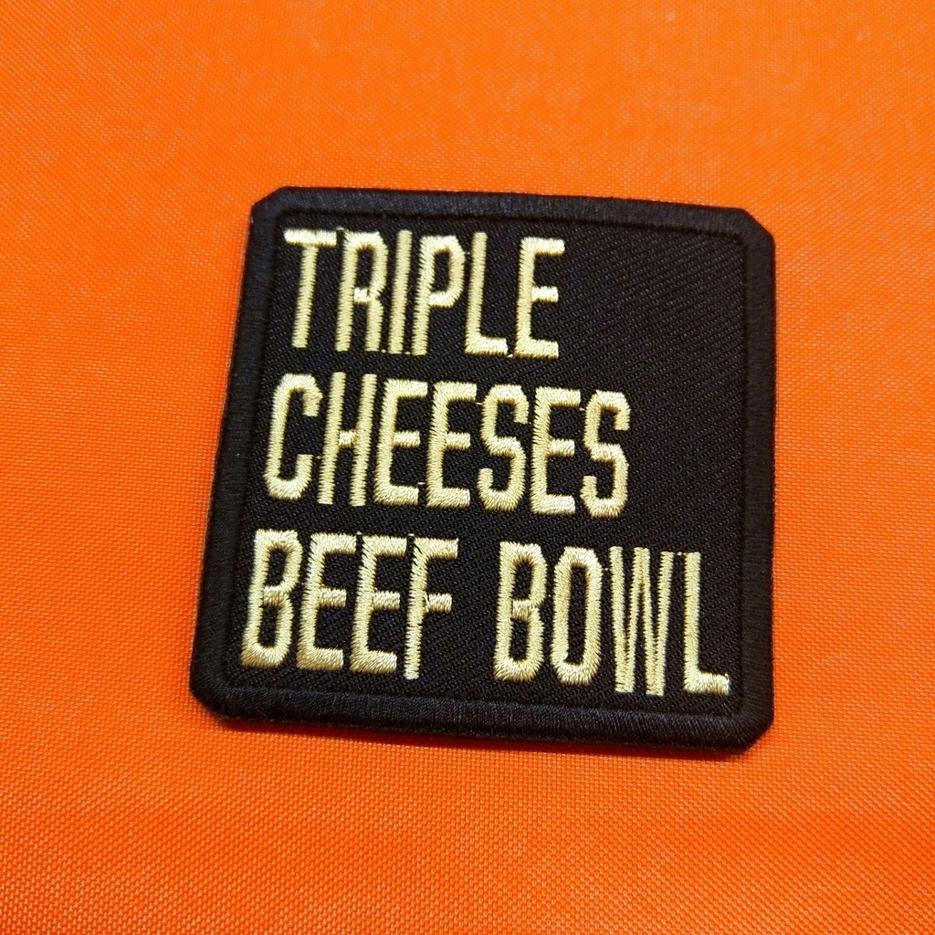 チーズ牛丼 パッチ TRIPLE CHEESES BEEF BOWL