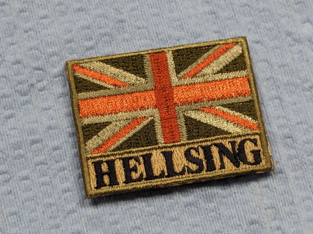 ヘルシング ユニオンジャック パッチ (小)