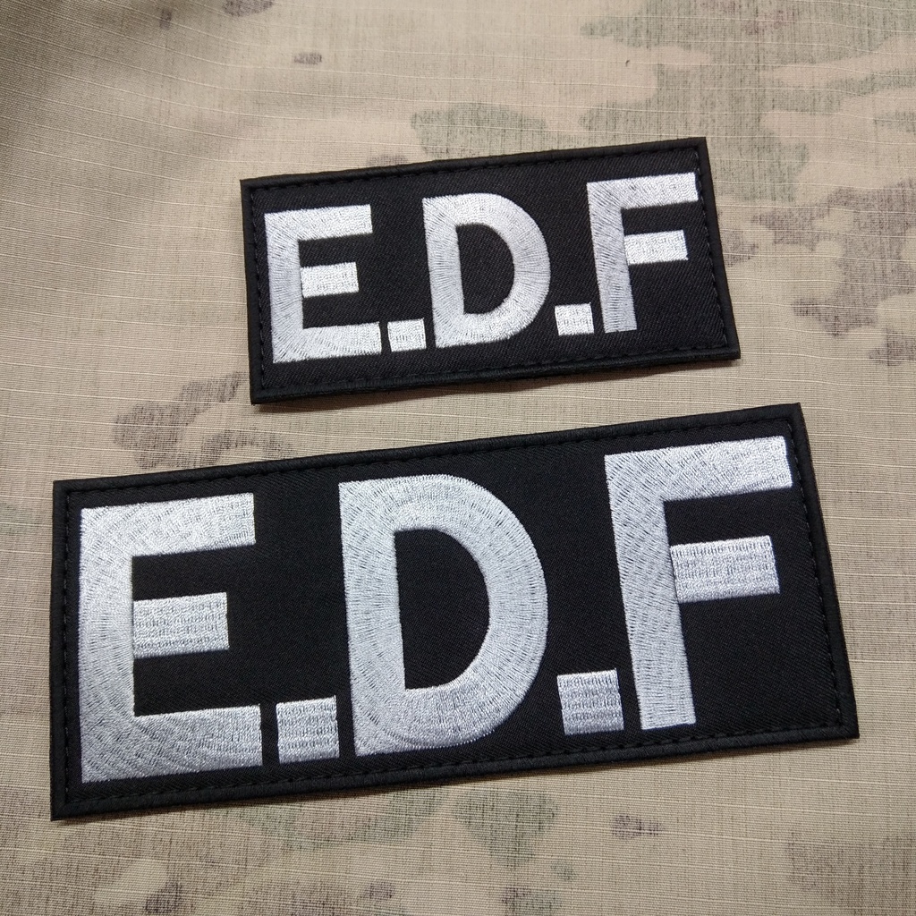 地球防衛軍　パネルパッチ　2枚セット　EDF