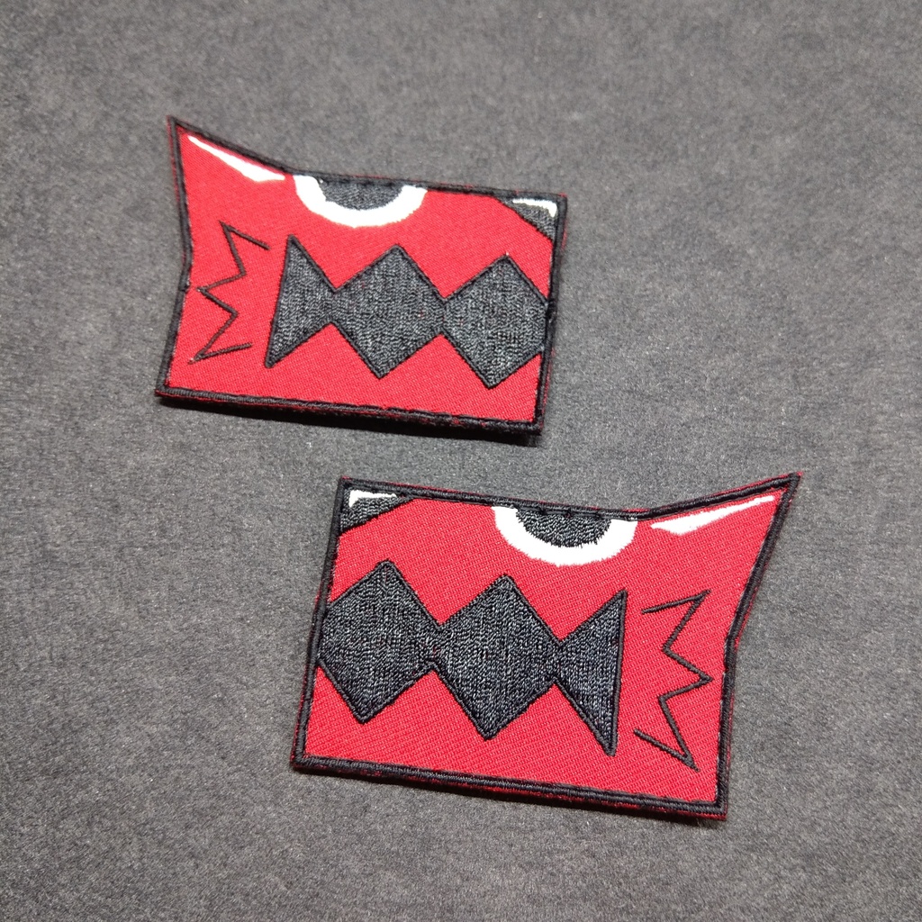 アルペジオ　アシガラの髪飾り　パッチ　左右2枚セット