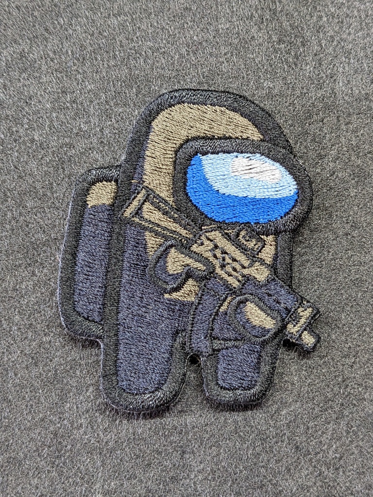 among us クルーメイト パッチ with arms