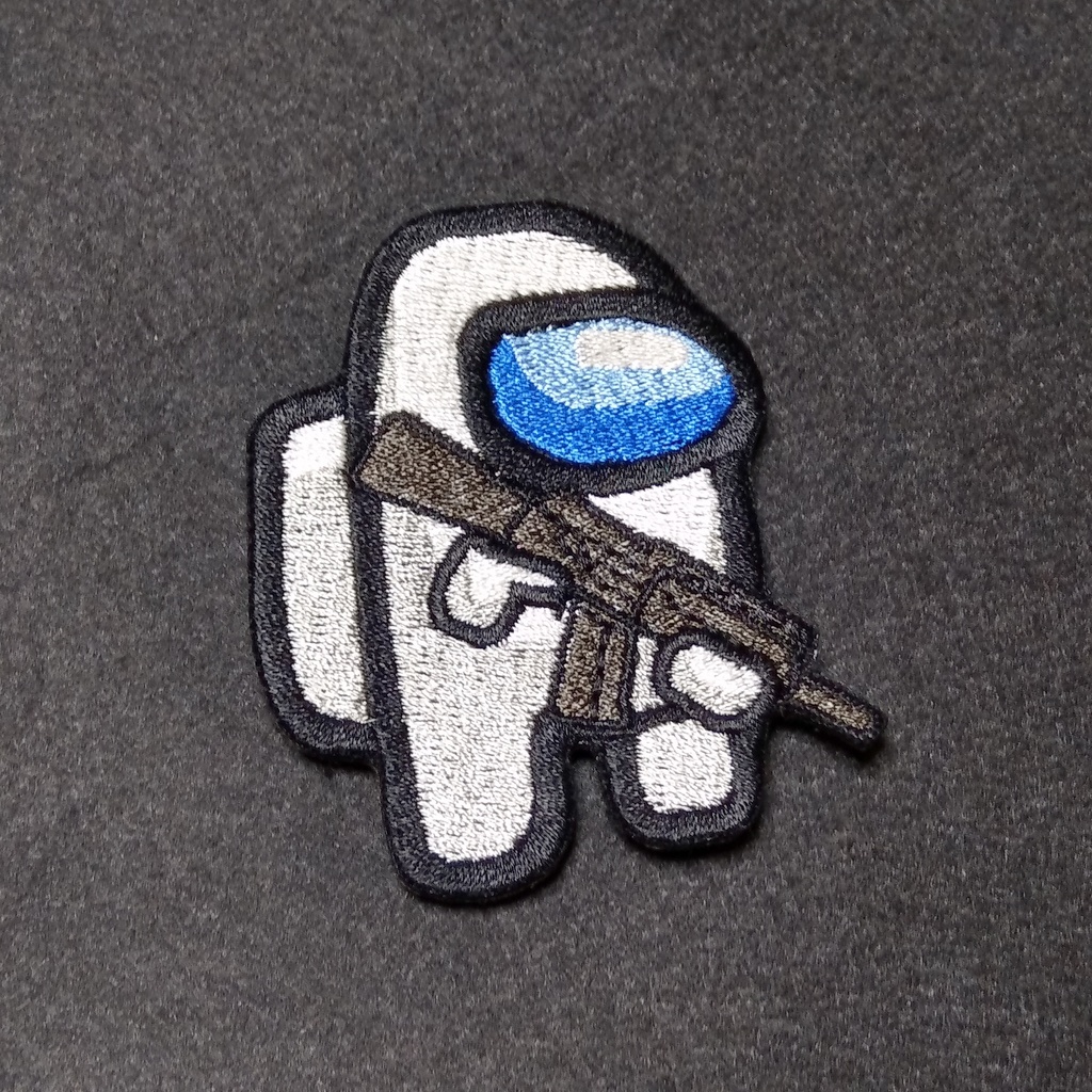 among us クルーメイト パッチ with arms