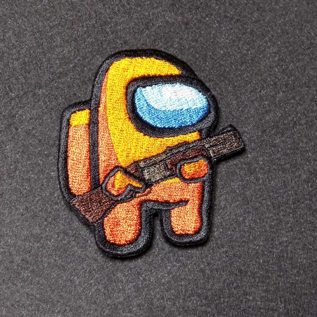 among us クルーメイト パッチ with arms