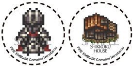 ファイアーエムブレム FE 蒼炎の軌跡 漆黒の騎士缶バッジ