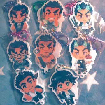 連結アクリルキーホルダー(タケマル)