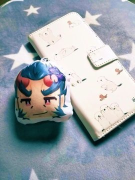 (スマホ画面拭き)クッションストラップ