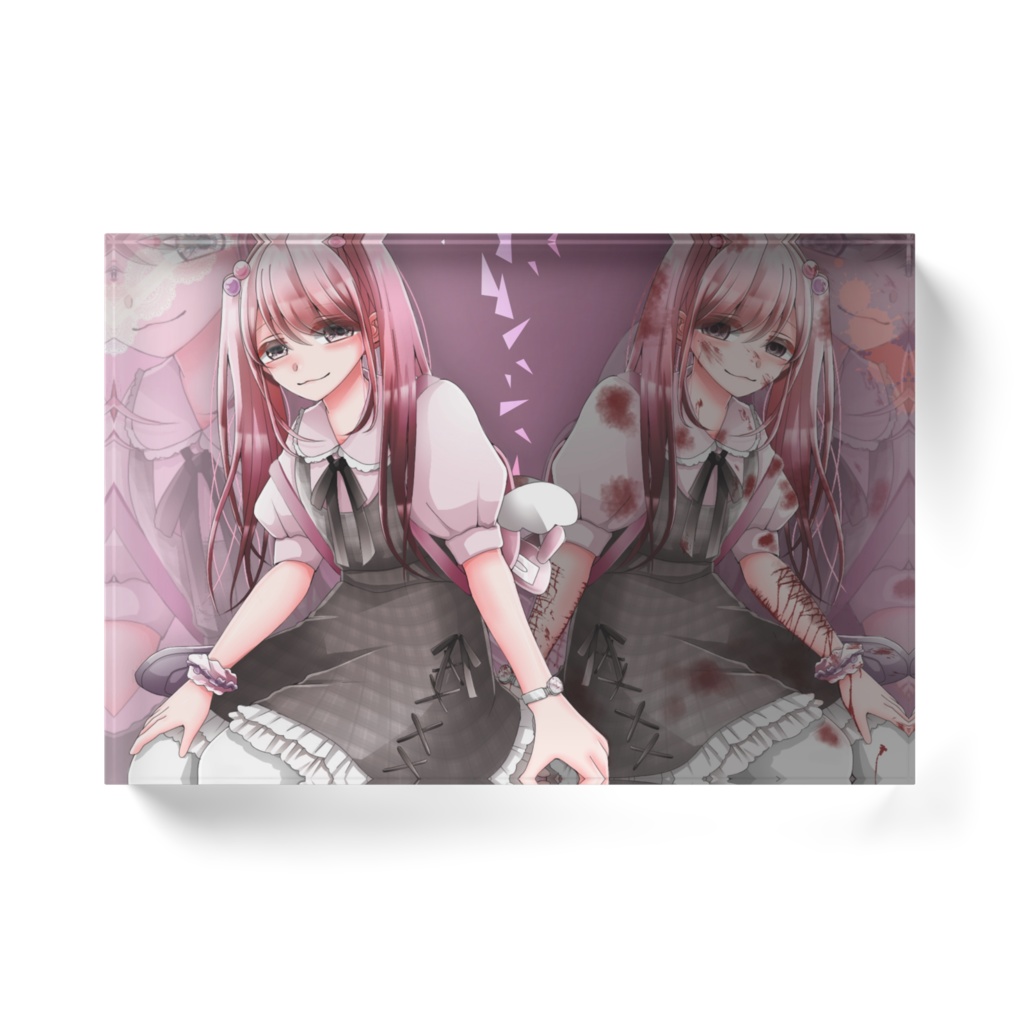 ☻ウラオモテ☻アクリルブロック