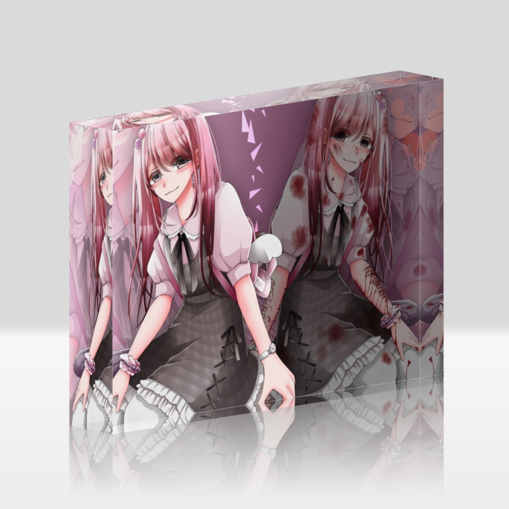 ☻ウラオモテ☻アクリルブロック