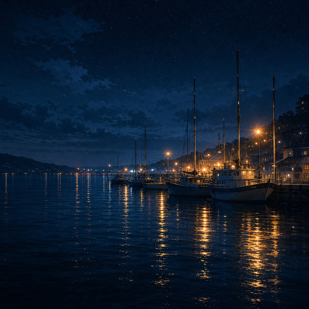 午前二時の港 / Harbor at 2AM