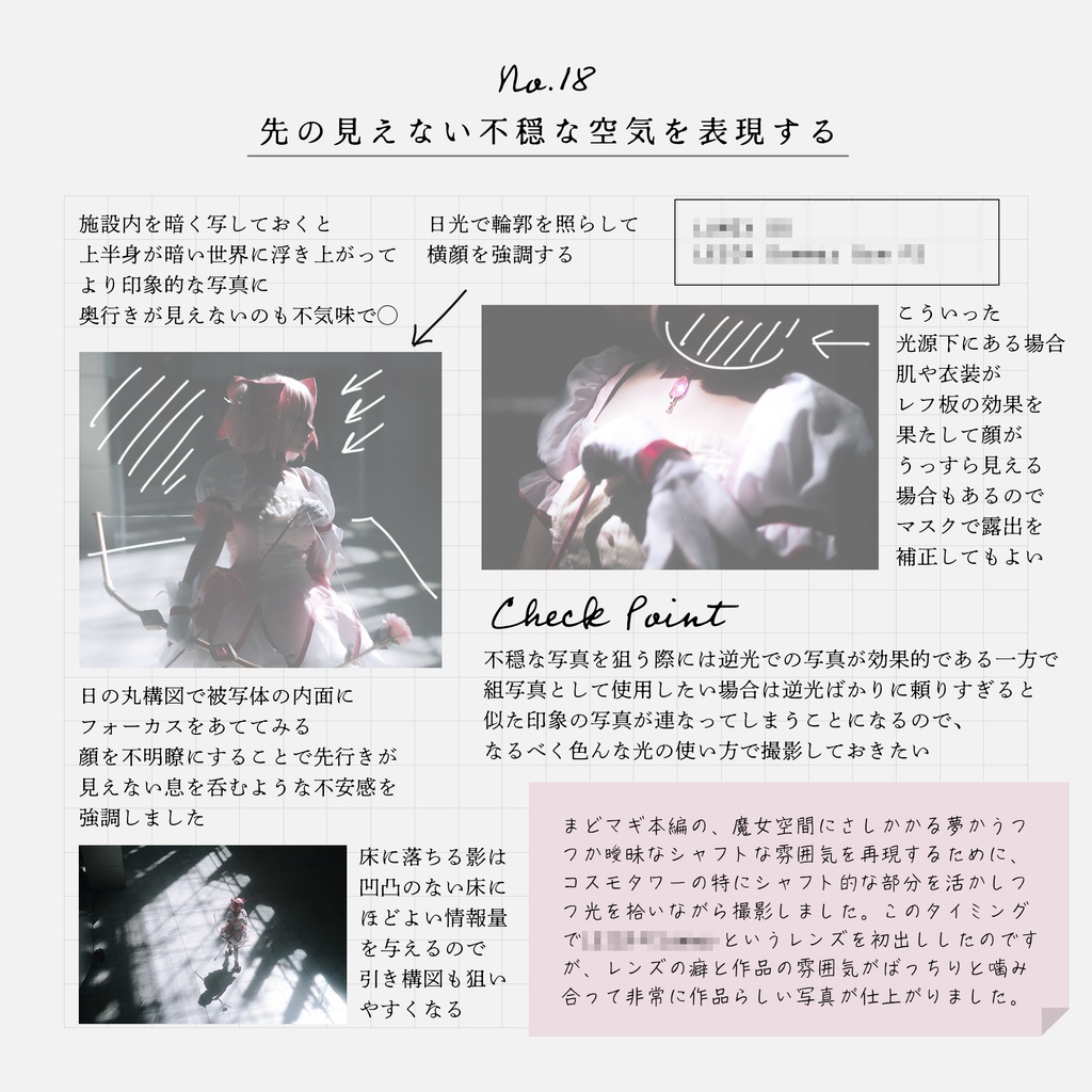 コスプレ写真の設計図