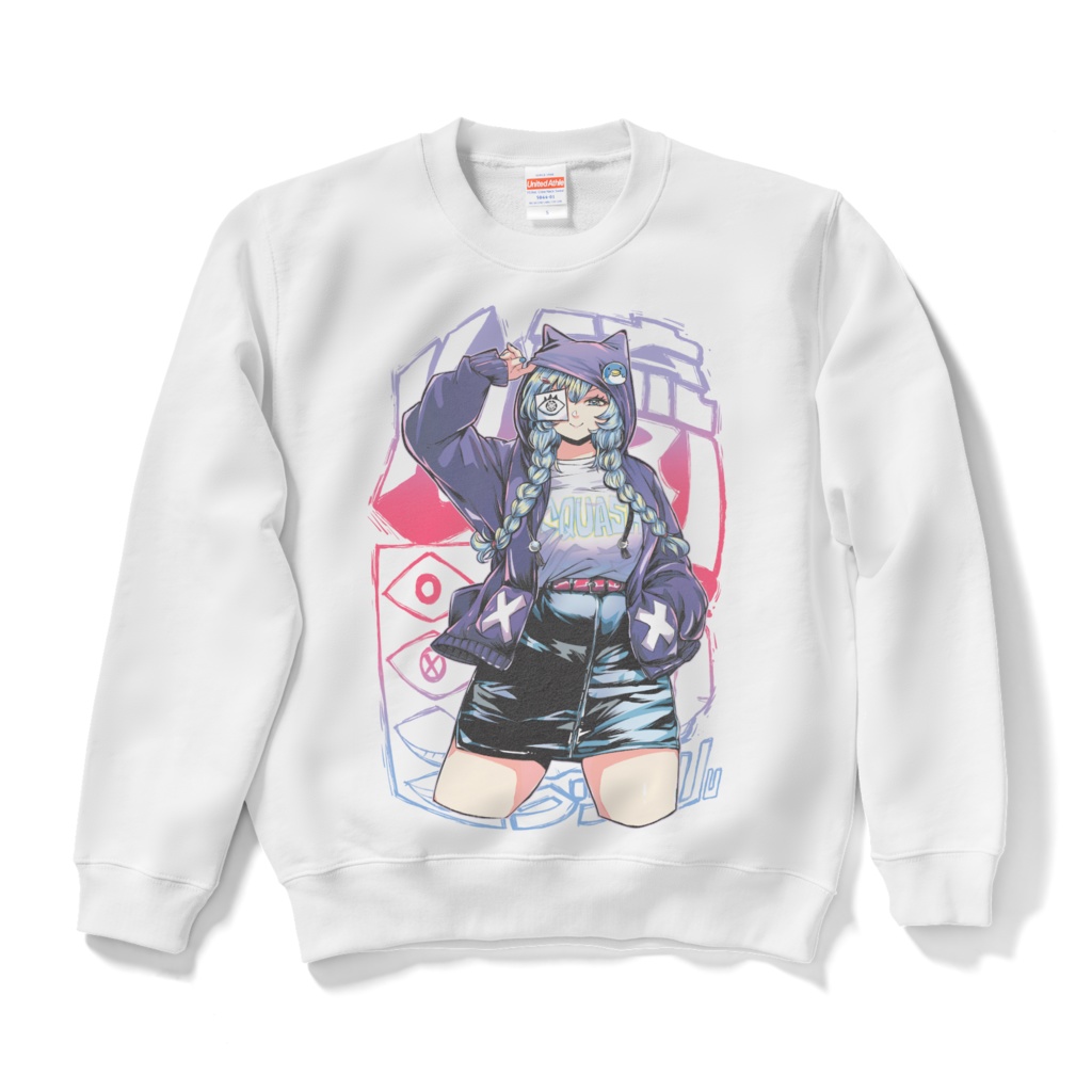 ゆるめぐスウェット白 / ゆるりめぐ