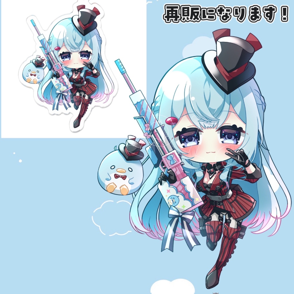 【再販】ゆるりめぐカスタム記念アクキー