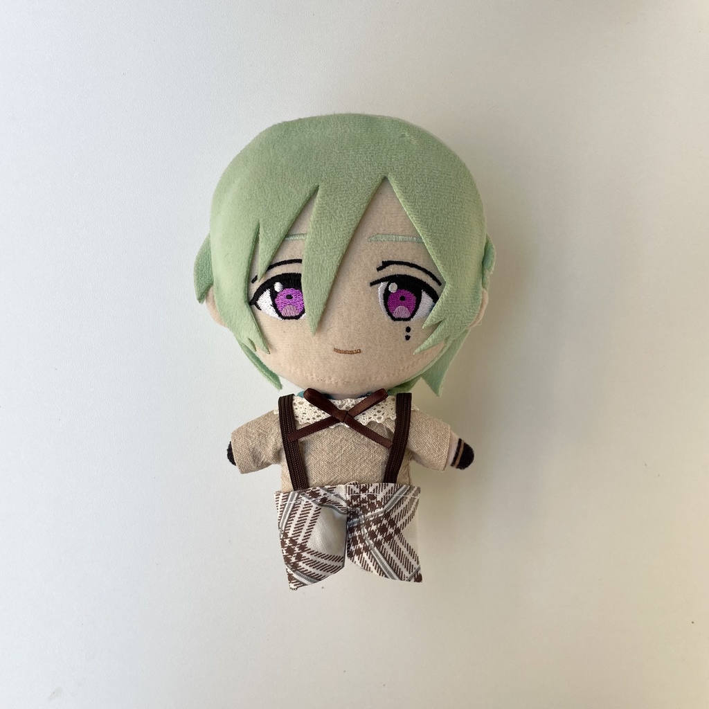 lace collar shirt check salopette set