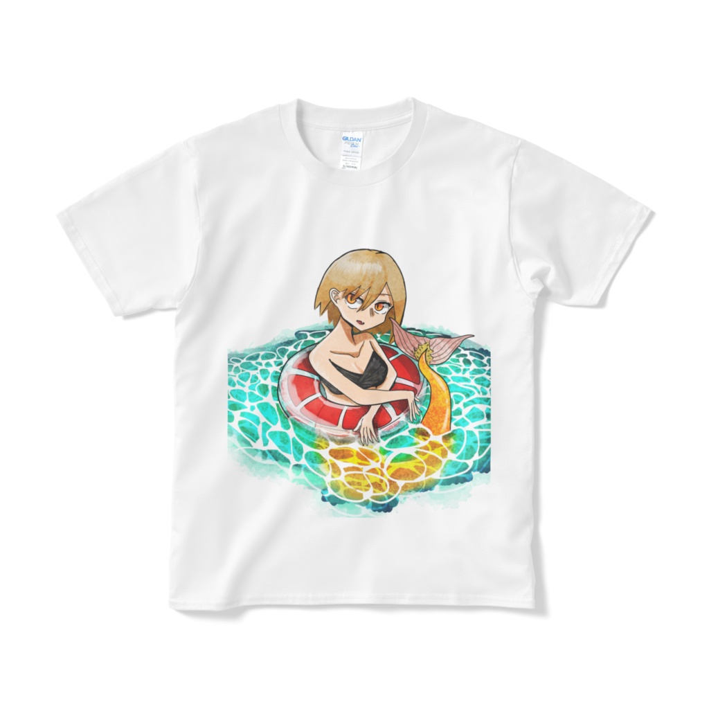 Tシャツー「泳げない人魚」