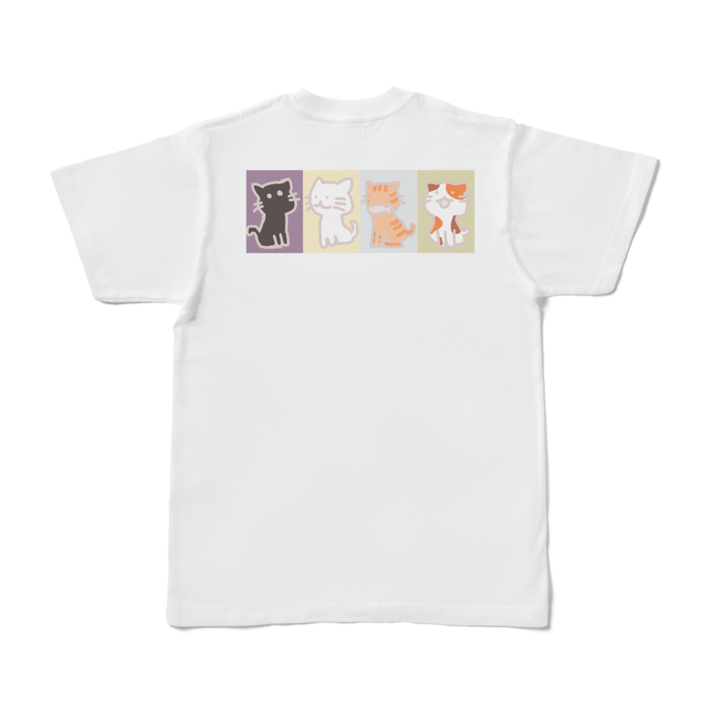 「ねこかさね」Tシャツ