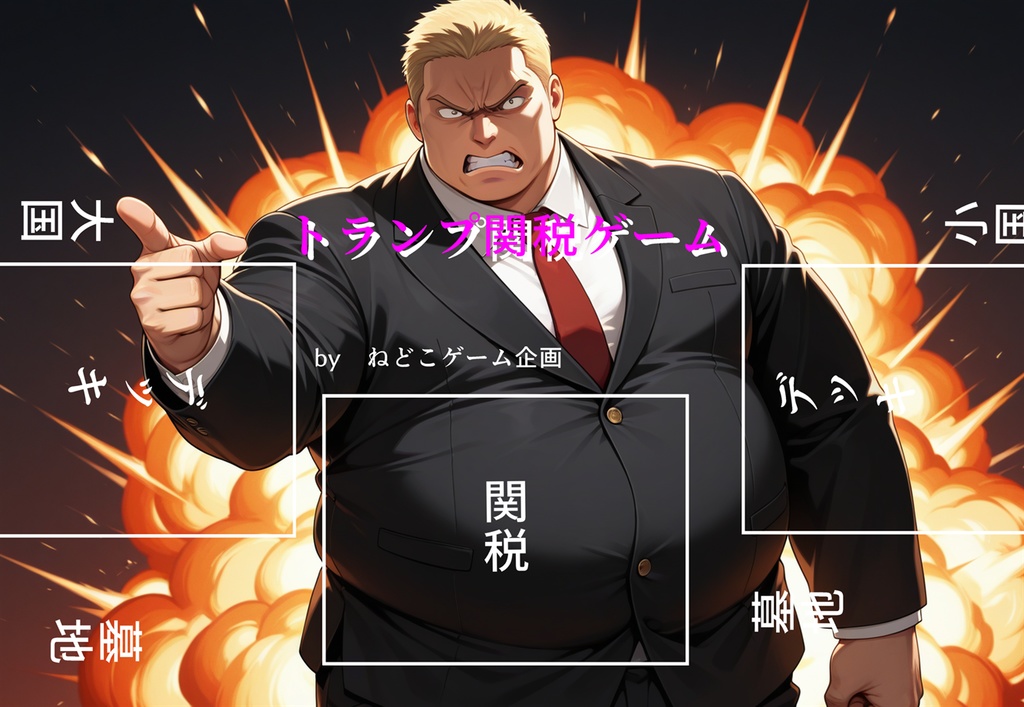 トランプ関税ゲーム(プリント&プレイ)