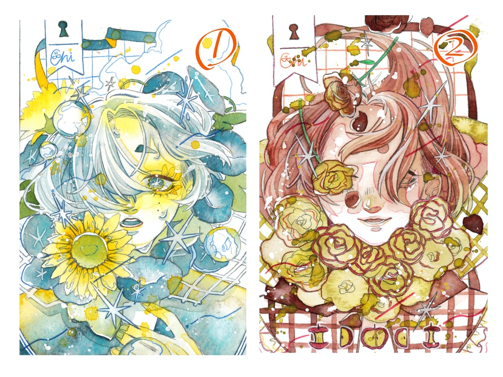 「想いは花束と共に」展示作品