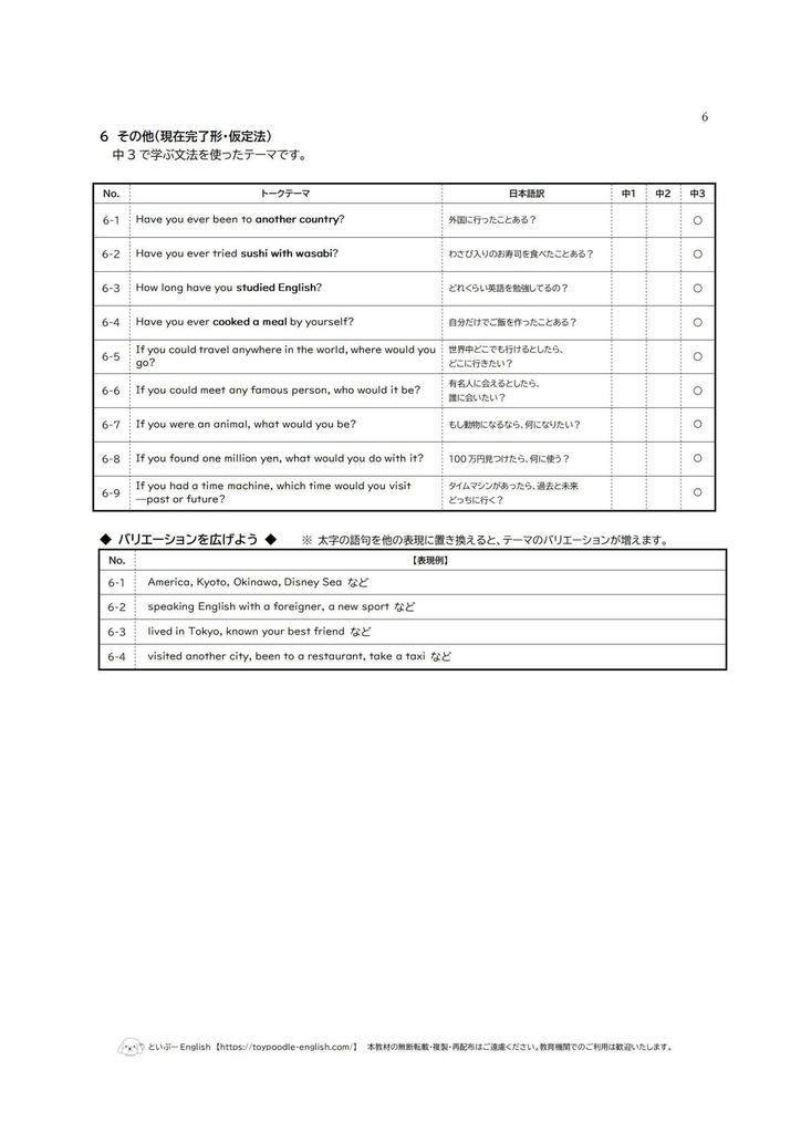 スモールトーク50【Basic版】