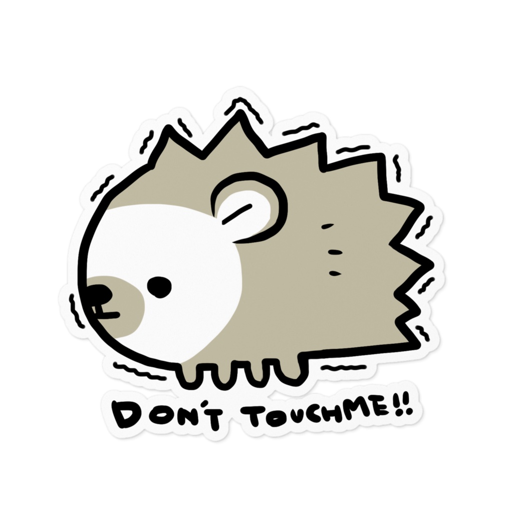 はりねずみステッカー