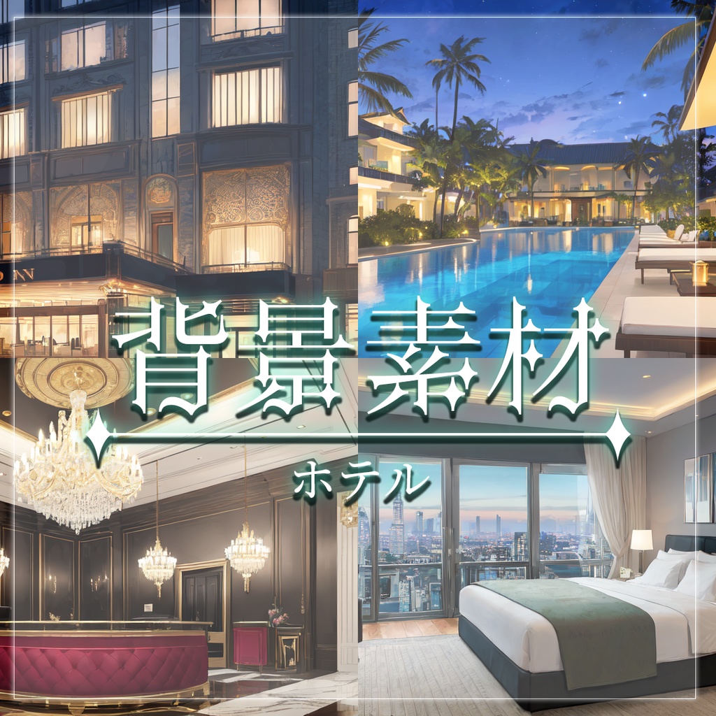 【無料有】背景素材/ホテル