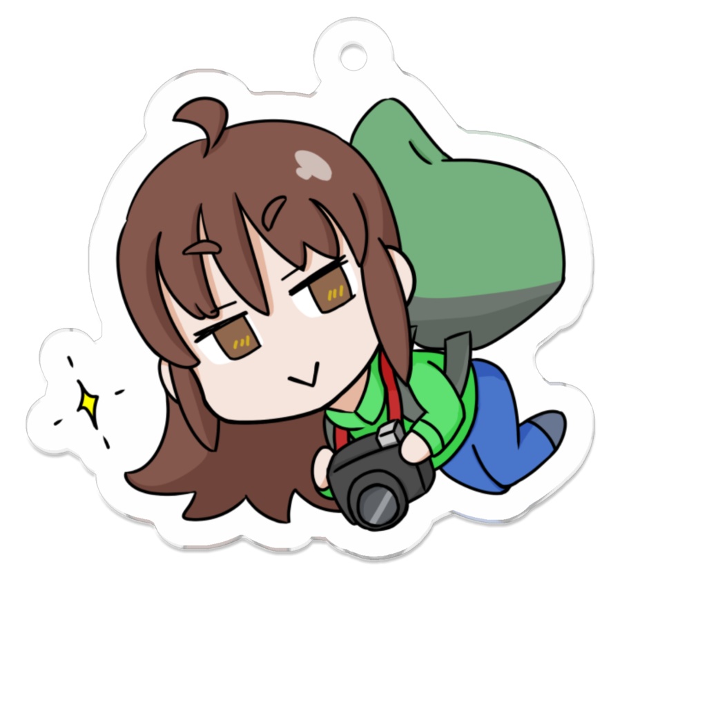 【アクリルキーホルダー】プラプラ華ちゃん