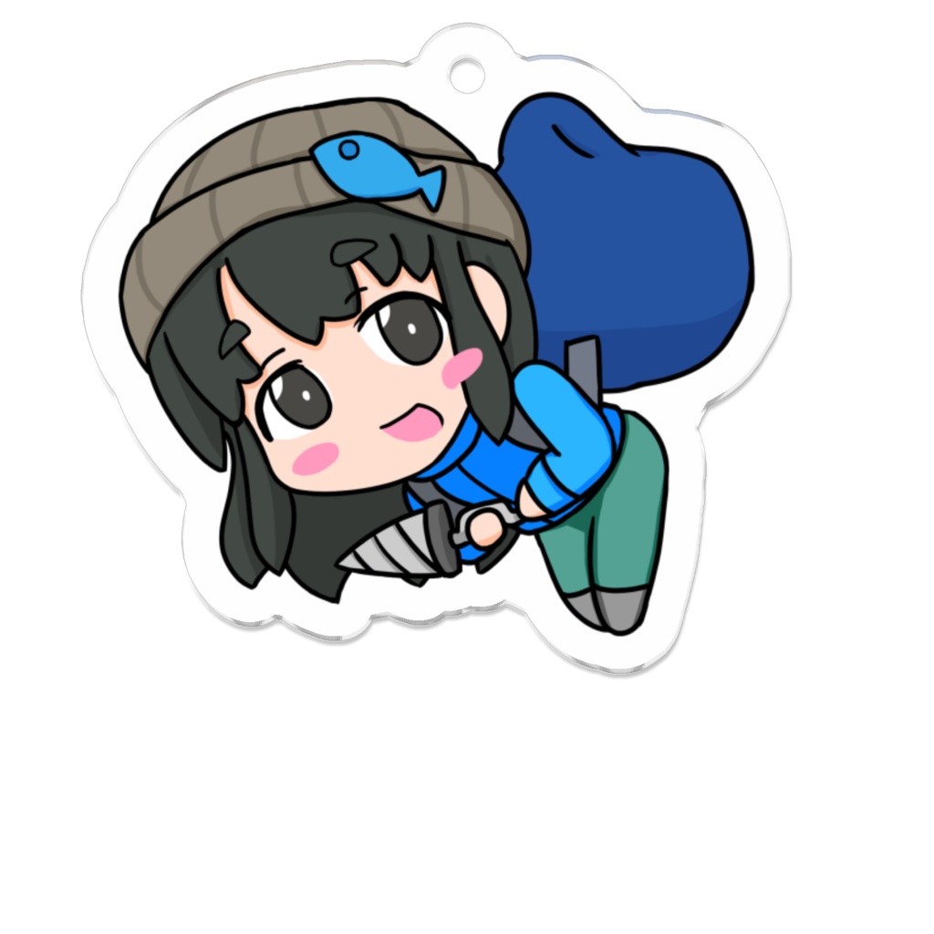 【アクリルキーホルダー】プラプラ三四見ちゃん