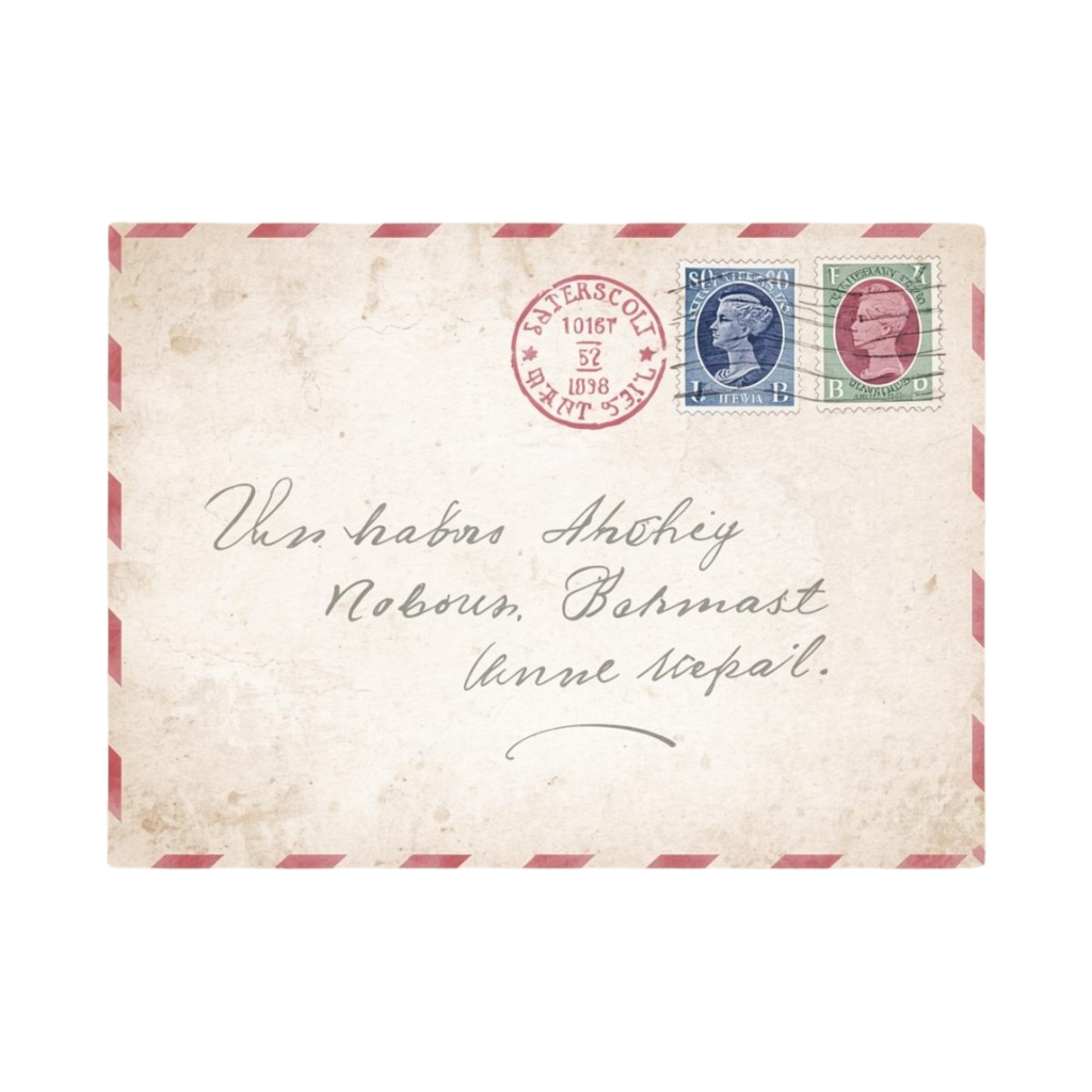 水彩ピンクのアンティーク旅行クリップアートセット(全10種/PNG)