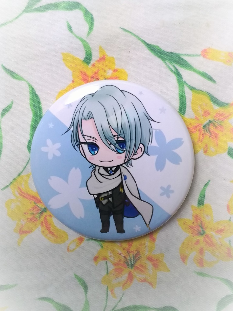 刀剣乱舞】山姥切長義缶バッジ（57mm） - 瑠璃色2ree-BOOTH - BOOTH