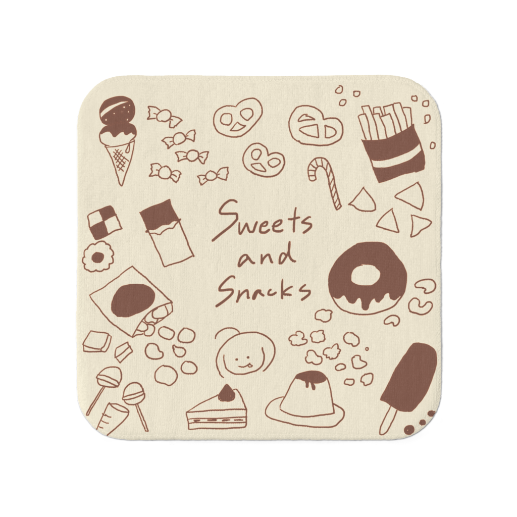 Sweets and Snacks ミニタオル