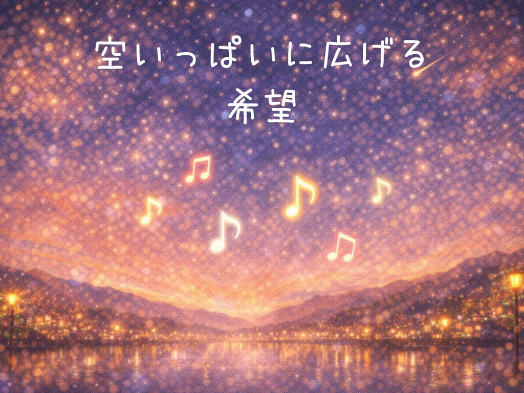 空いっぱいに広げる希望