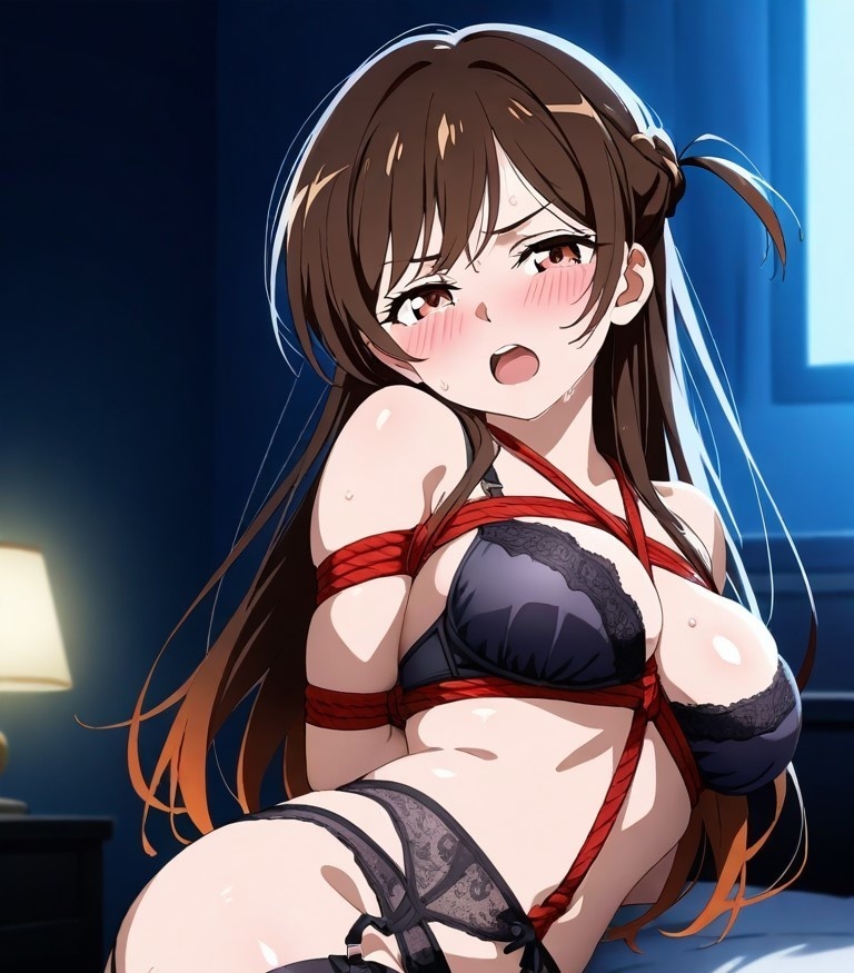 【彼女、お借り◯ます】水◯千鶴 SMイラスト集