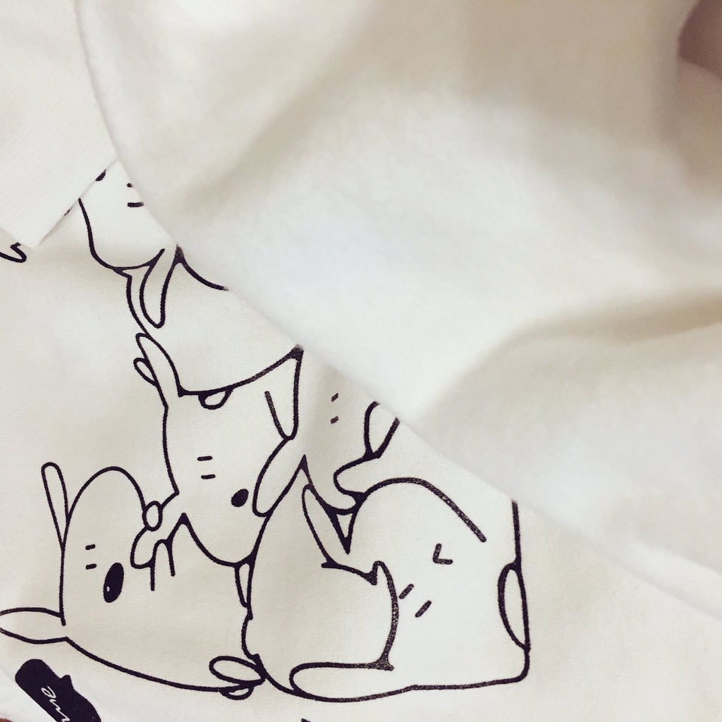 めあうさパーカー/白