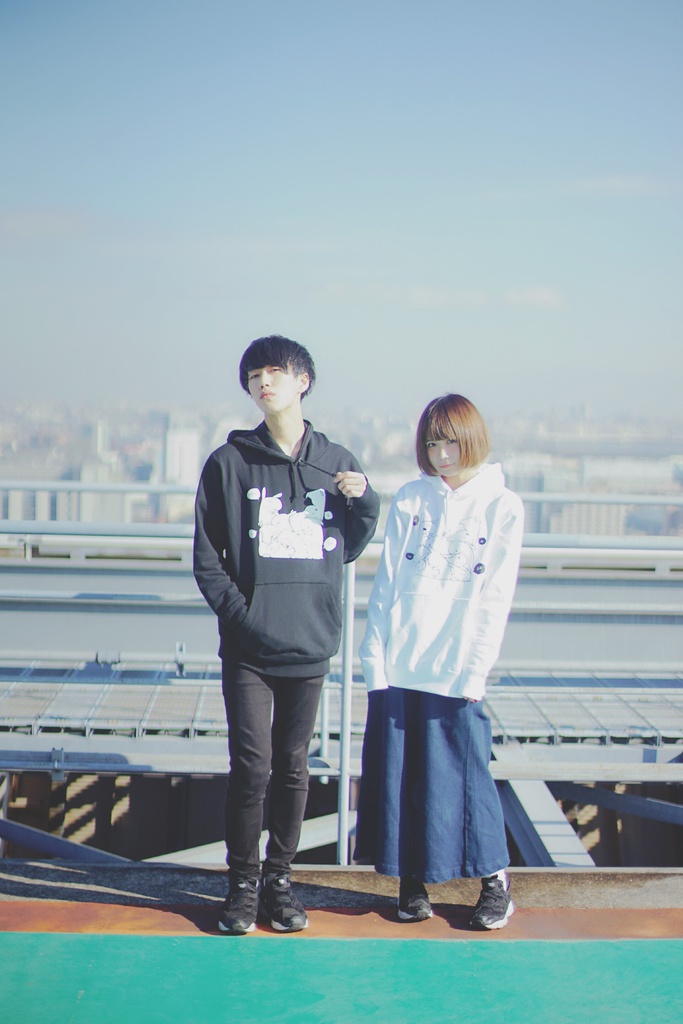 めあうさパーカー/白