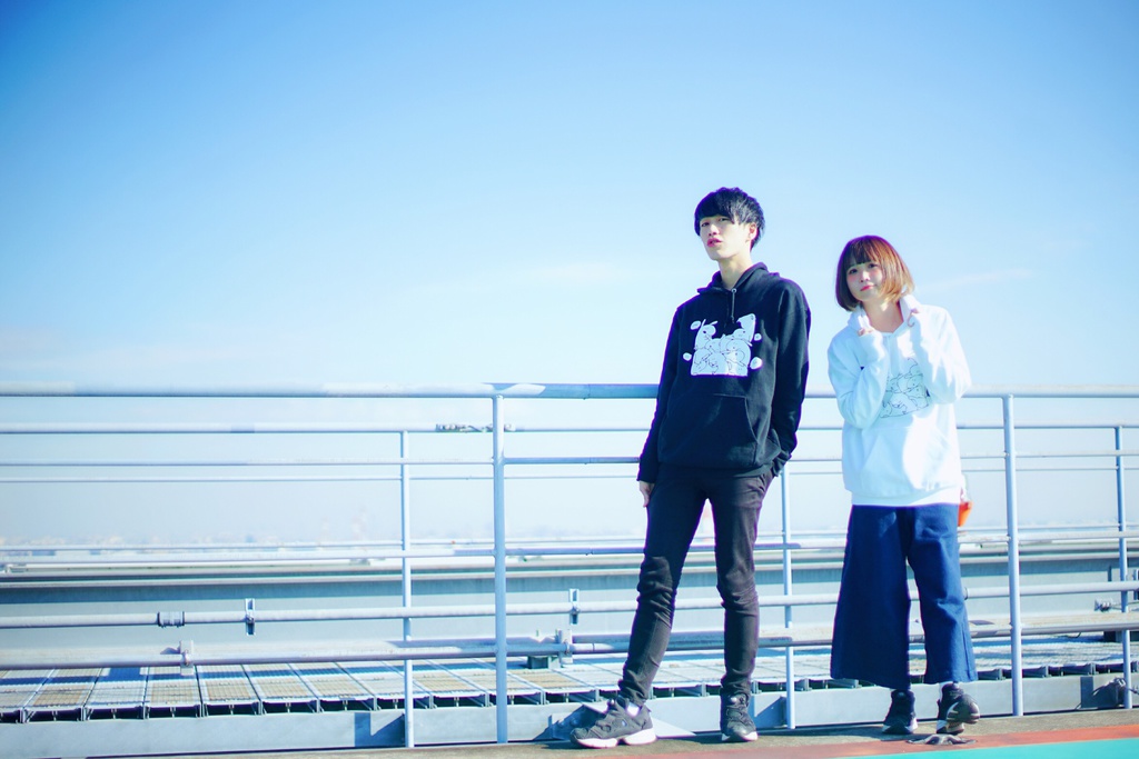 めあうさパーカー/黒