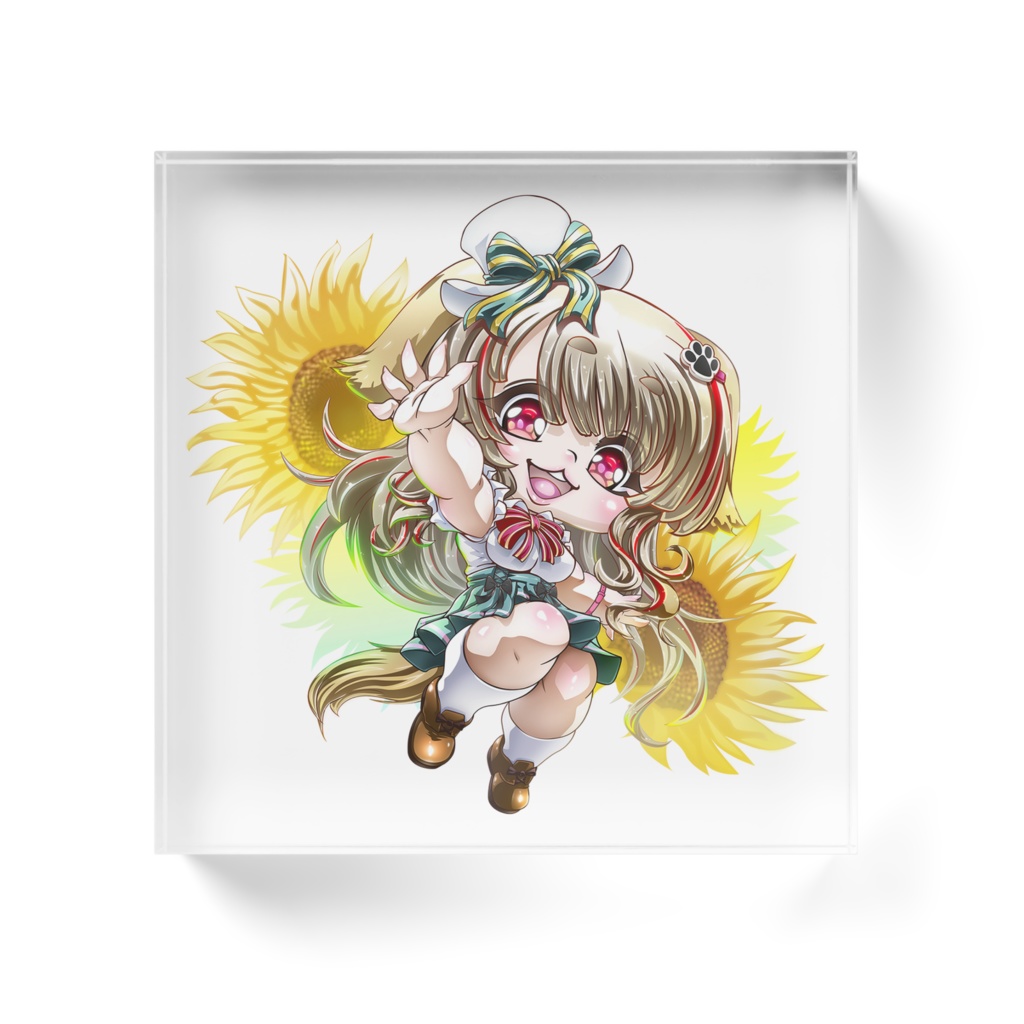 新衣装&BD記念アクリルブロック - 100x100mm