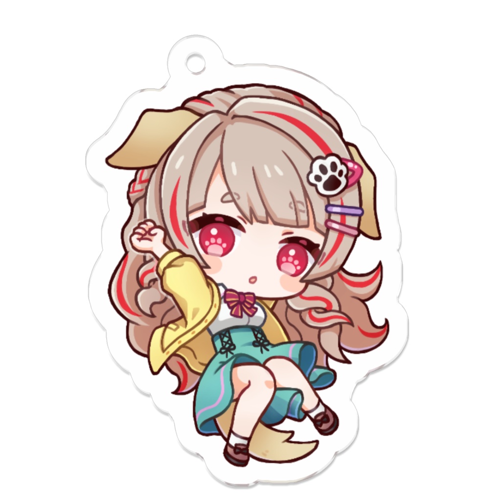 桃瀬もか アクリルキーホルダー(くるん)