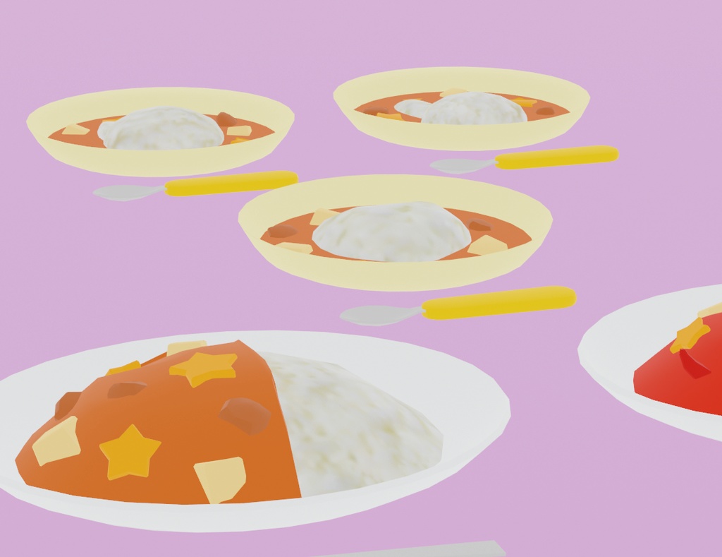 どうぶつカレーセット