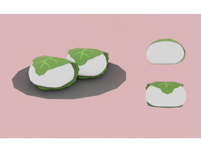 子どもの日セット(鯉のぼり・かしわもち・折り紙兜)