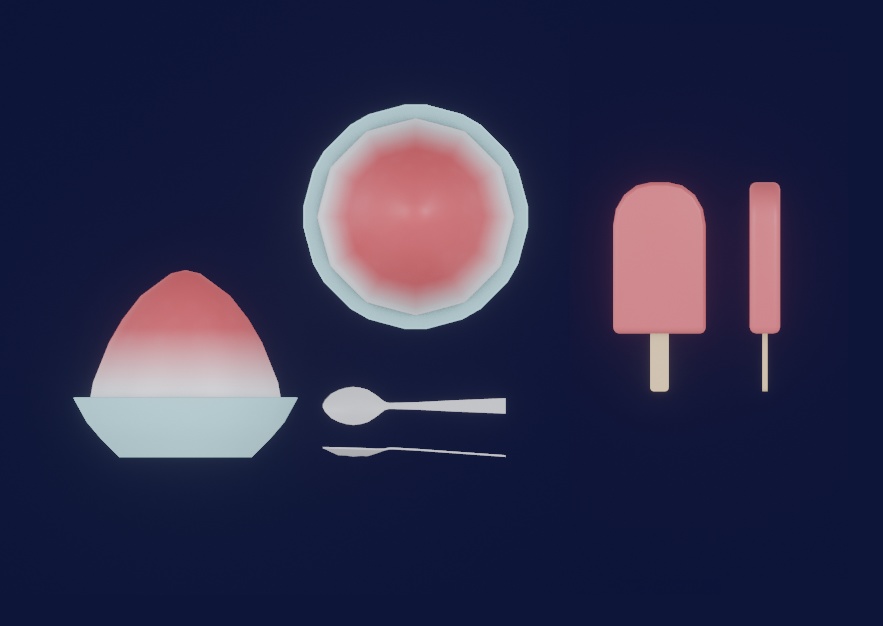 夏の小物セット