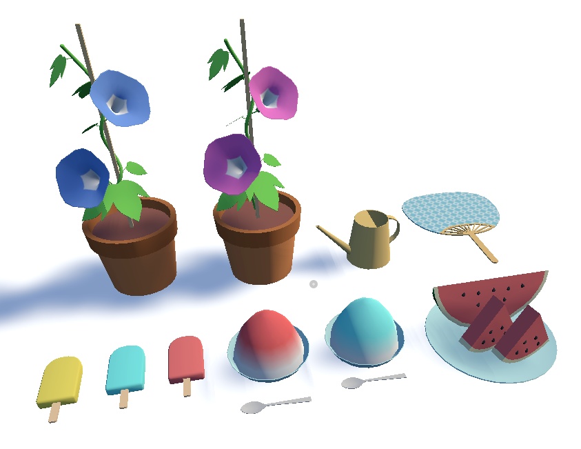 夏の小物セット